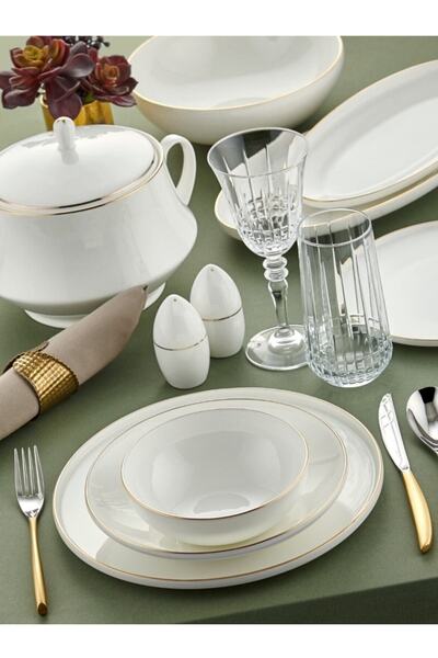 Royal London 60 Parça Bolivia Gold Yemek Takımı Rl01-111 Akyuzhome