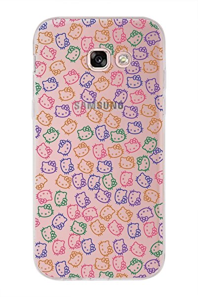 PrintiFy Samsung Galaxy A5 (2017) Uyumlu Kapak Hello Kitty Tasarımlı Şeffaf S...