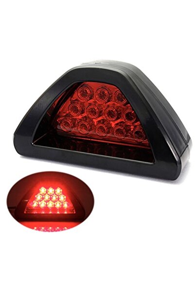 BAŞAK Hk ferrari F1 Uyumlu Çakar Lamba Kırmızı Camlı 12 Ledli