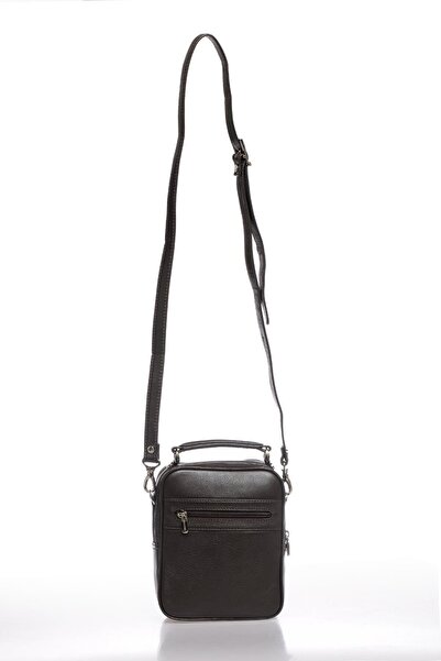 Grande 4587 100% Genuine Leather Men's Handbag Crossbody Bag Brown