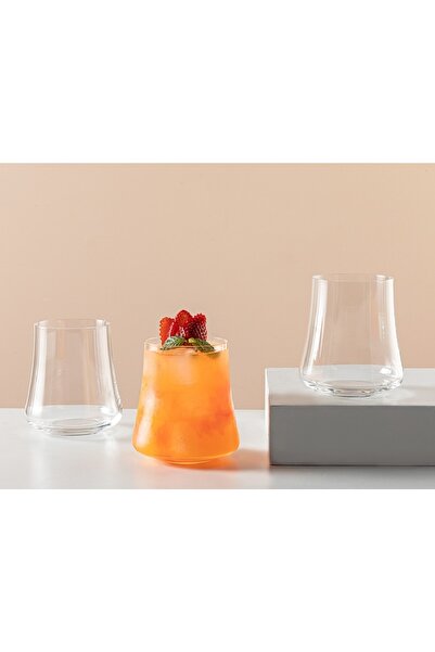 English Home مارسيل كريستال - 3 أكواب شفافة للمشروبات الغازية 350 مل