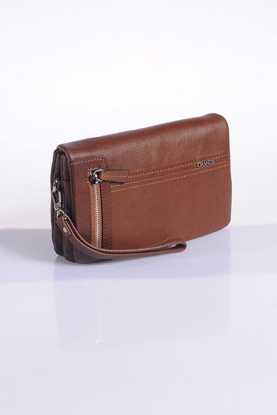 Grande 4271 100% Genuine Leather Portfolio Bag Hazelnut