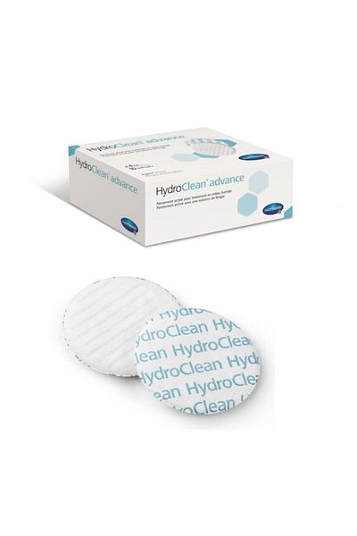 Hartmann وسادة تنظيف الجروح الماصة Hydroclean 4 سم × 8 سم 10 قطع