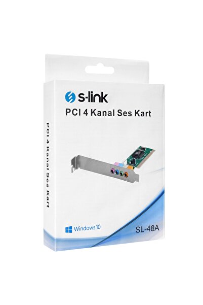 S-LINK Pci 4 Channel Sound Card Sl-48A