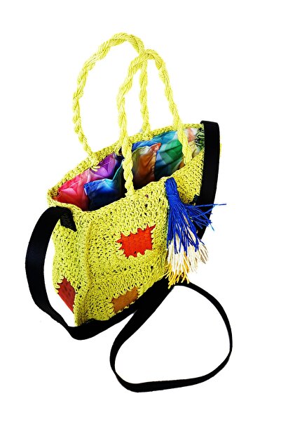 Handmade El Yapımı Deri Örgü Omuz Çantası