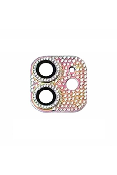 UnDePlus Apple Iphone 11 Full Taşlı Kamera Lens Koruyucu Çerçeveli Koruyucu C...