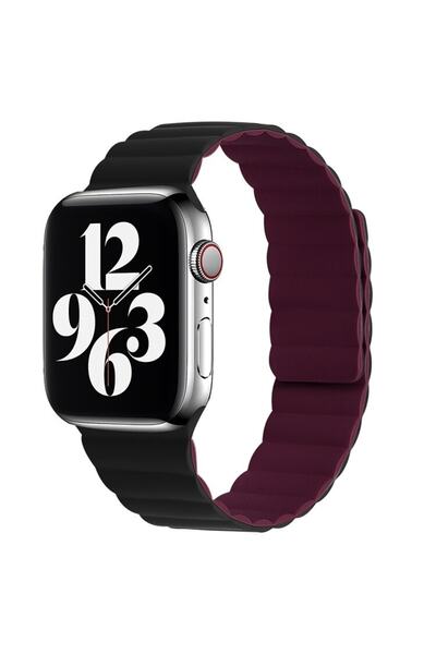 UnDePlus Watch 44/45/46/49mm Kordon Renkli Strap Deri Loop Kordon 2/3/4/5/6/s...
