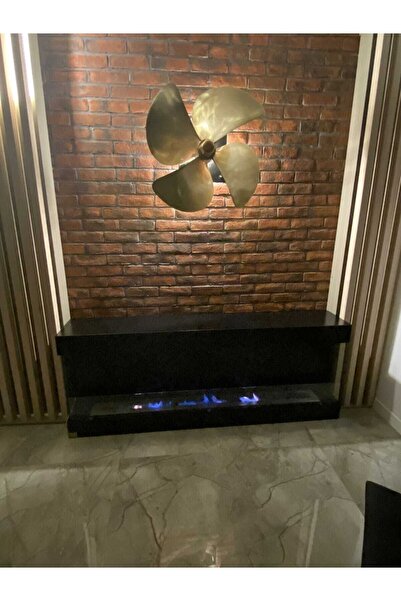 BLUEFLAME Wallfire 180 Bacasız Şömine 1 Litre Bioethanol Şömine Yakıtı (BİOETHANOL YAKITLI ŞÖMİNE)