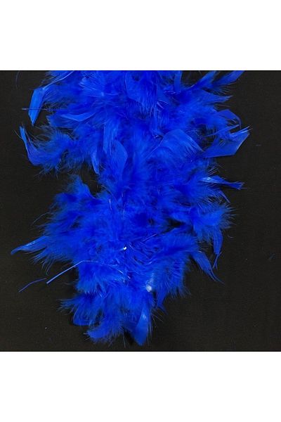 Aker Hediyelik Saks Blue Otrish Feather 2 Yard 60 Gr Goose Feather Cream Otrish Feathers –