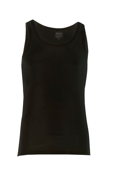 BSM 2-Piece Men's Black Cotton Camisole Tank Top