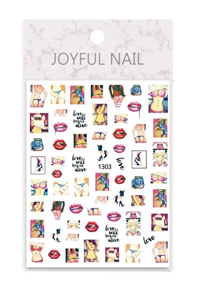 MOZIUR Tırnak Süsleme Etiketi Nail Art Sticker