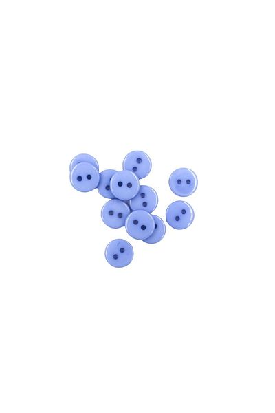 HOBİREYON 10 Pieces 10 Mm Round Button (blue)