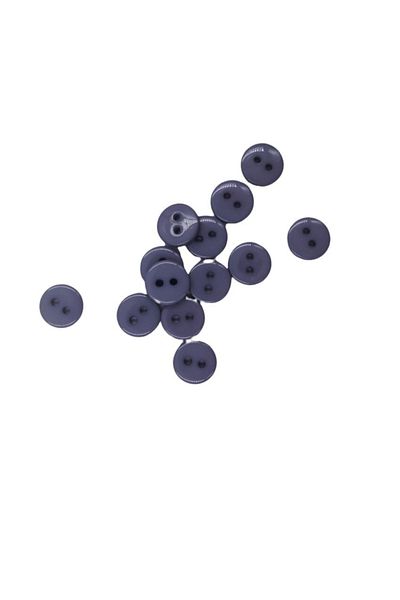 HOBİREYON 10 Pieces 10 Mm Round Button (grey)
