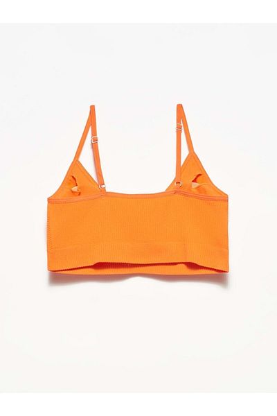 Dilvin Bralette cu captuseala portocalie pentru damă - portocaliu 3568