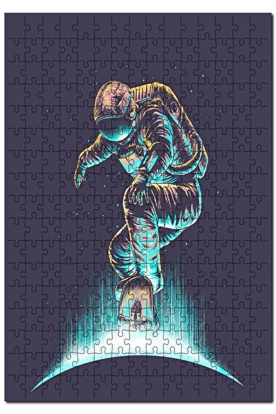 Cakapuzzle لغز رائد الفضاء سكيت 1000 قطعة - بازل MDF (خشب)