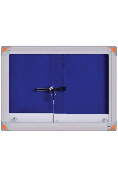 Panda 60X90 CM KİLİTLİ SÜRGÜLÜ ALÜMİNYUM CAMEKANLI İLAN DUYURU PANO-PAN450