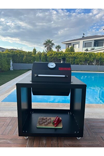 ROBUST Home garden Robust Xl Hem Odun Hem Kömürlü Barbekü Mangal