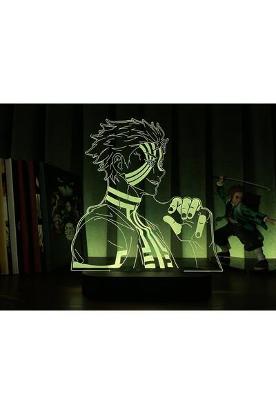 PETRADESIGN Demon Slayer - Akaza Anime Masa Lambası