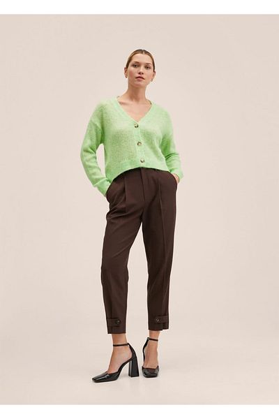 MANGO Woman Cardigan de tricotaj cu decolteu în V