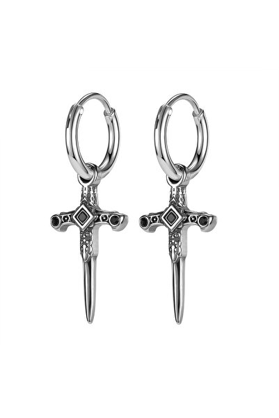 northstarshop Gotik Sword Cross Zirkon Haç Kılıç Aksesuarlı Sallantılı Geçirm...