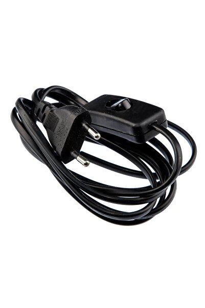 Genel Markalar Fişli Ara Puar Lı Kablo 1,5 Metre Siyah (Açma-Kapama)