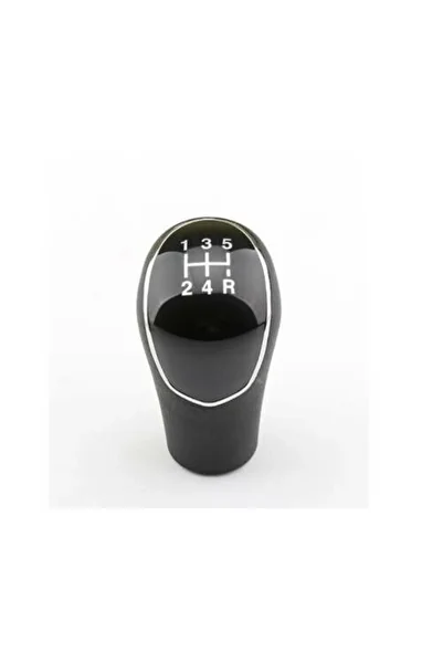 Favori Auto Parts Black Leather Gear Shift Knob For Hyundai Getz 5 Speed 2003 And Later