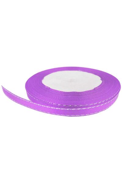 Acar Süs Panglică Satin Lurex Liliac 6 Mm 23 Mt 1 Buc
