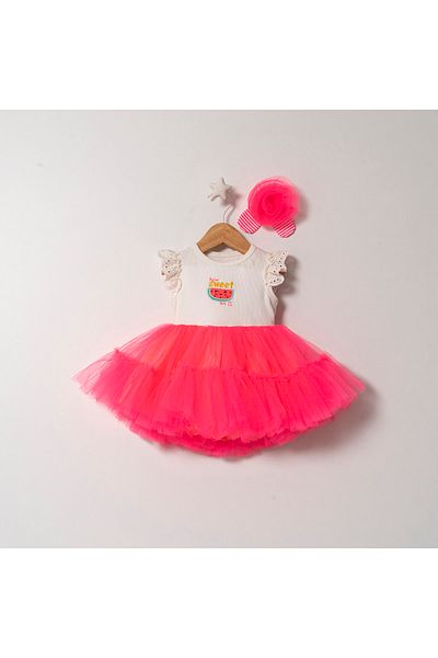Retro Women Baby Girl Pink Buckle Special Day Birthday Henna Princess Dress