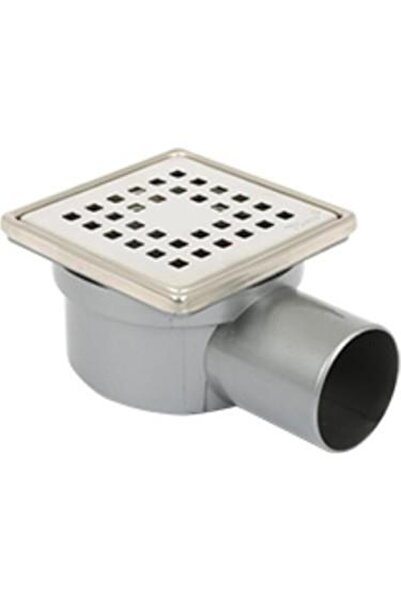Sukar Çelik Çerçeveli Yer Süzgeci Çakıltaşı 10x10 - Q50 Çıkışlı Klapeli
