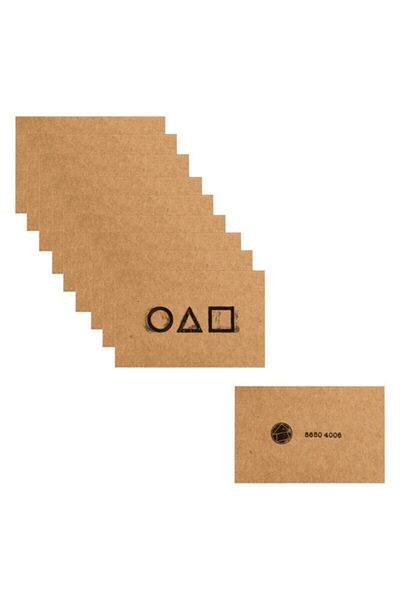 Zenginer Squid Game Carte de vizită originală pentru afaceri (25 bucăți) Abdul-ali199