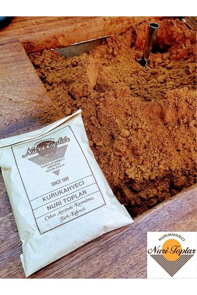 kurukahveci nuri toplar Turkish Coffee 250 Gr. 4 Pieces (Daily Shooted)