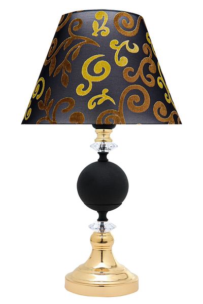 MINIMAL ETICARET VE BILGI TEKNOLOJILERI Omega Black - Gold Contrast Lampshade