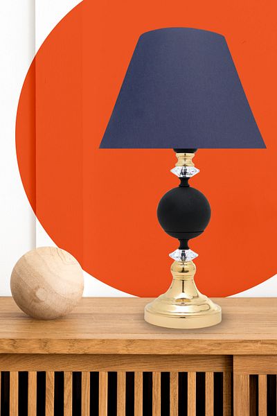 MINIMAL ETICARET VE BILGI TEKNOLOJILERI Omega Black Gold Contrast Lampshade