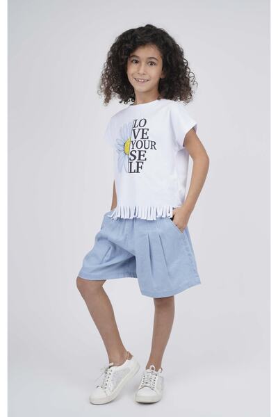 best kids Girl's White Printed Blouse