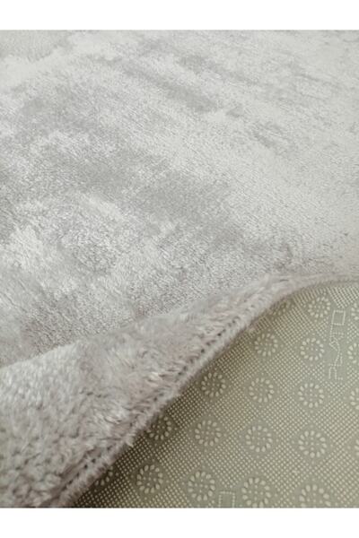 BAKIRÖZÜ HOME Μαλακό χαλάκι με αντιολισθητική βάση, μαλακή επιφάνεια, κομμένο χαλάκι, ανοιχτό γκρι