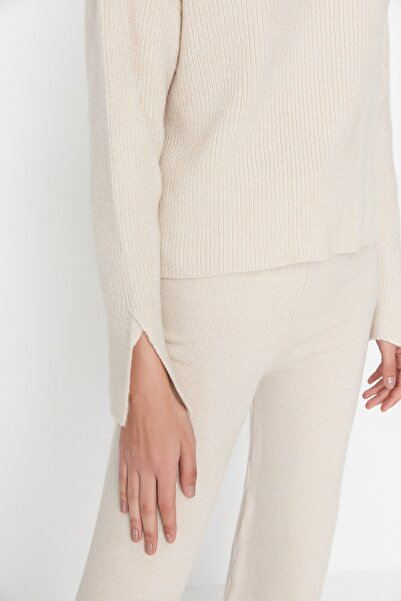 Trendyol Collection Sada pletenin s měkkou texturou – kámen, Twoaw22Au0312