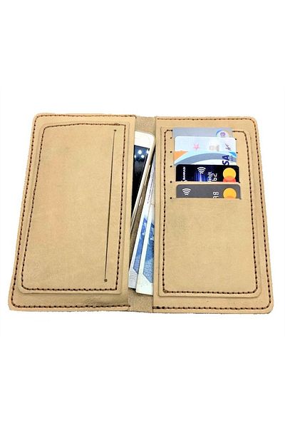 Foottab Hobby Vertical Leather Wallet Template 4 Piece Mold Ib01