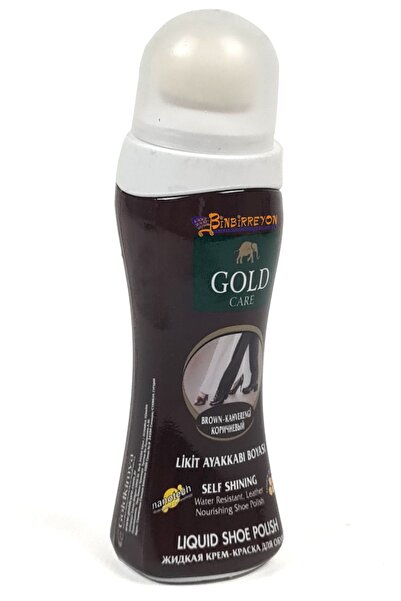 Binbirreyon Gold Likit Ayakkabı Boyası Pratik 75ml Kahverengi Dc007