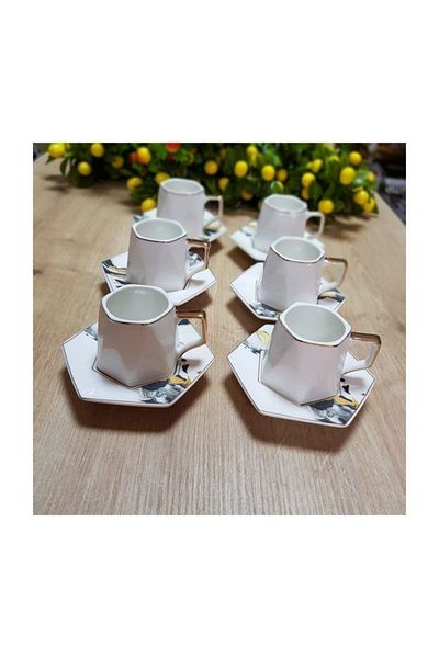 ACAR Plus - Porcelain Prism Model Cup Set for 6 People
