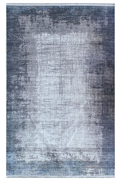 Eko Halı Castello Cst 01 Navy Yıkanabilen Kolay Kullanımlı Kaymaz Tabanlı Mak...