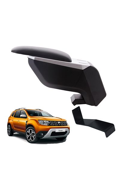 3 Tıkla Dacia Duster 2021 Gray-black Armrest Armrest with No-Punching Steel Legs
