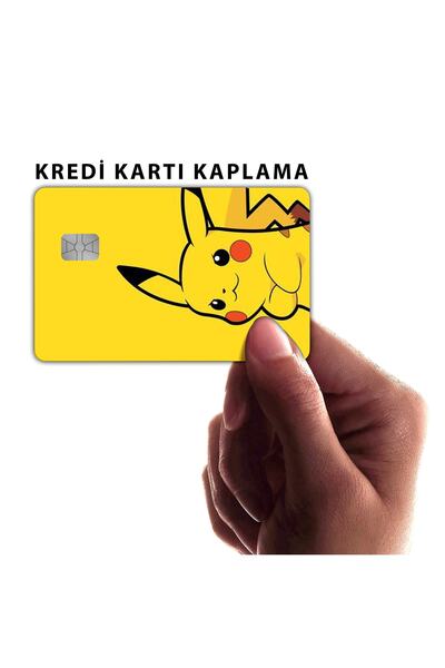 Genel Markalar Pikachu Kredi Kartı Kaplama Sticker