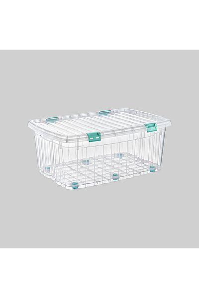 Erkoç plastik Poly Time Mega Storage Container with Wheels Multibox 90 Lt E5