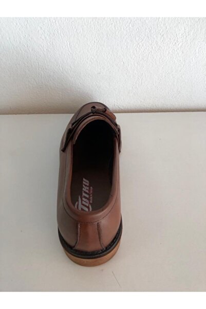 Tutku Erkek Kahverengi Hakiki Deri Ayakkabı