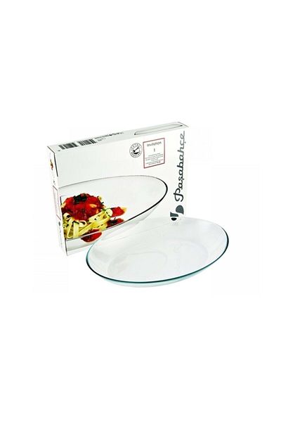 Paşabahçe 10358 Invitation Oval Serving Boat Plate 25 Cm