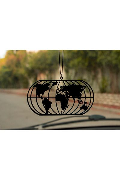 MoonArt Car Interior Rearview Mirror - Pendant, Cngift, Metal Deer Ornament Decoration