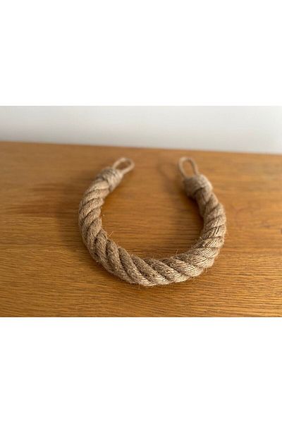 Emtory Home 2 τεμάχια 50 cm Αυθεντική θήκη κουρτινών από χοντρό σχοινί (20 mm)