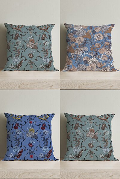 LadiesHome Huse pentru perne decorative digitale cu două fețe cu design speci...