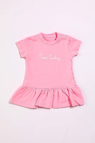 Pierre Cardin Short Sleeve Snap Baby Girl Dress302546