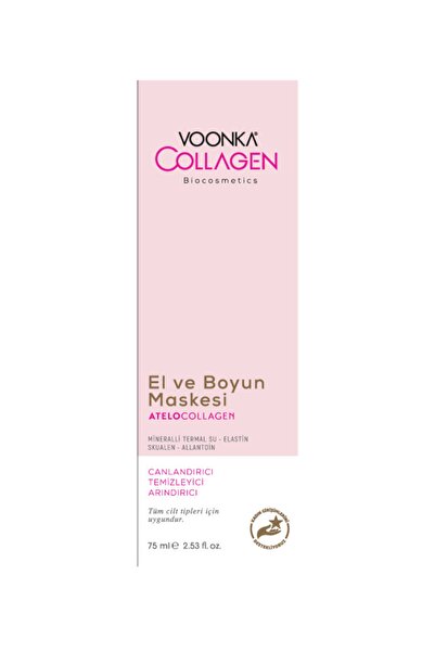 Voonka Biocosmetics El Ve Boyun Maskesi 75 Ml